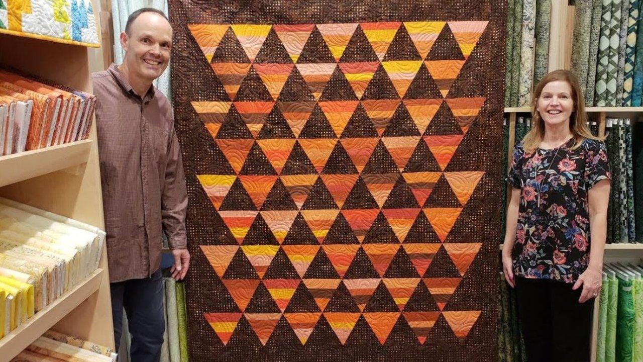 Easy Peaks Quilt Tutorial For Beginners (With Free Pattern)