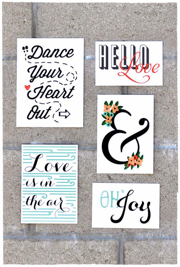 Free Wall Art Collage, a beginner friendly project with nothing to cut or glue and the art that gets saved and used for years
