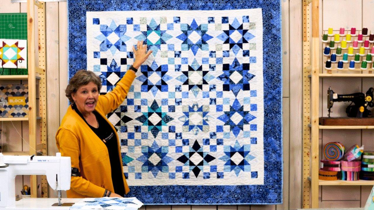 How to Make a “Winter Star” Quilt