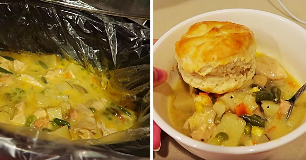 Crockpot Chicken Pot Pie Recipe