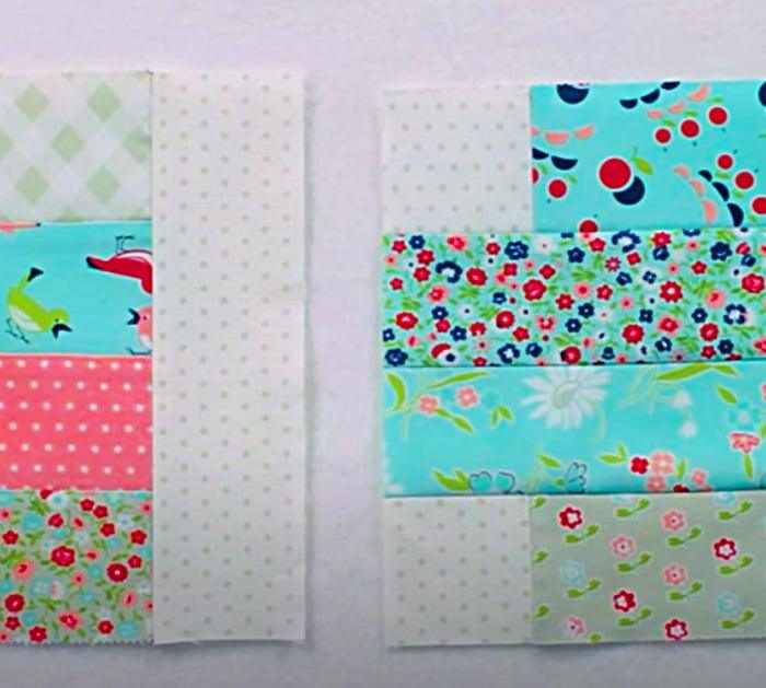 How To Make Jelly Roll Slice Quilting Blocks