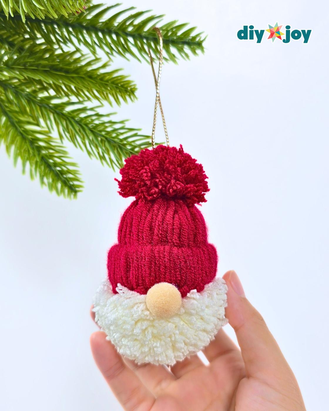Santa Gnome Ornament