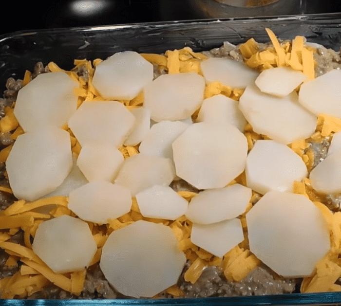 Southern Hamburger Potato Casserole Instructions