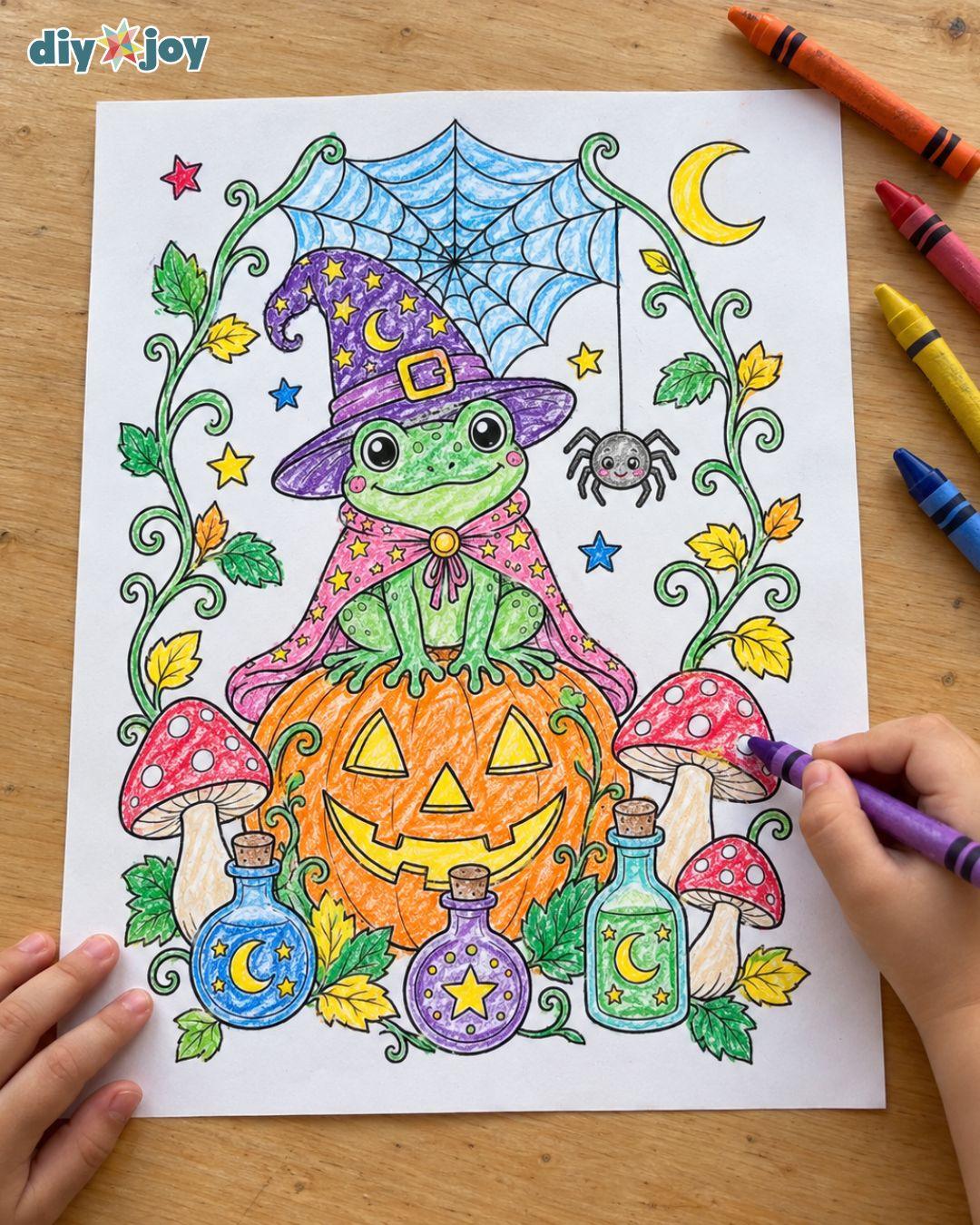 free printable coloring page for Halloween kids