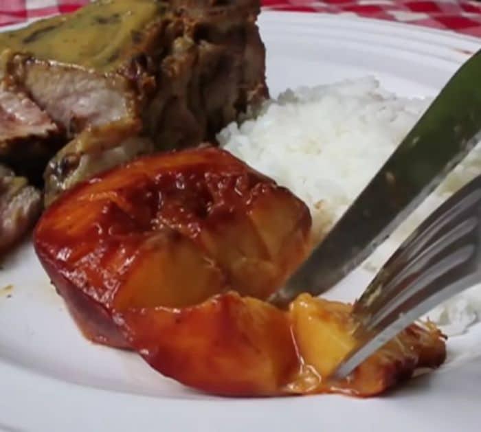Easy To Make Grilled Barbecue Peaches