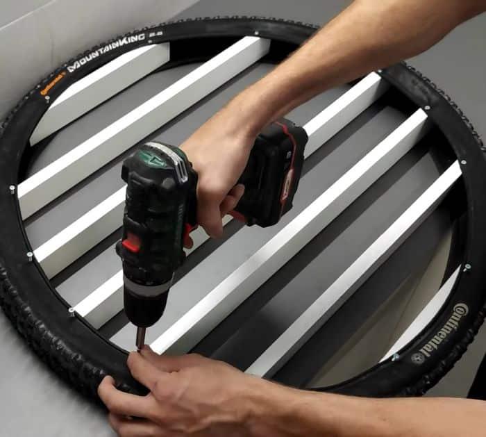 Easy Repurposed Bike Tire Project
