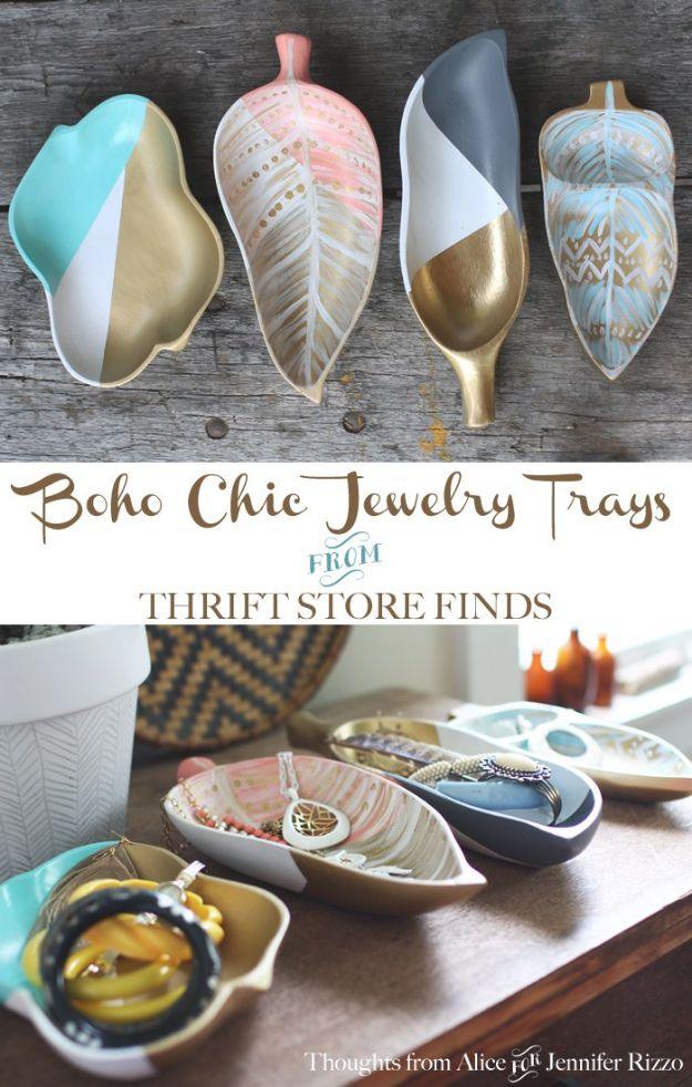 Boho Chic Jewelry Tray, quick enough to finish over a weekend and a clever way to reuse scraps you already have