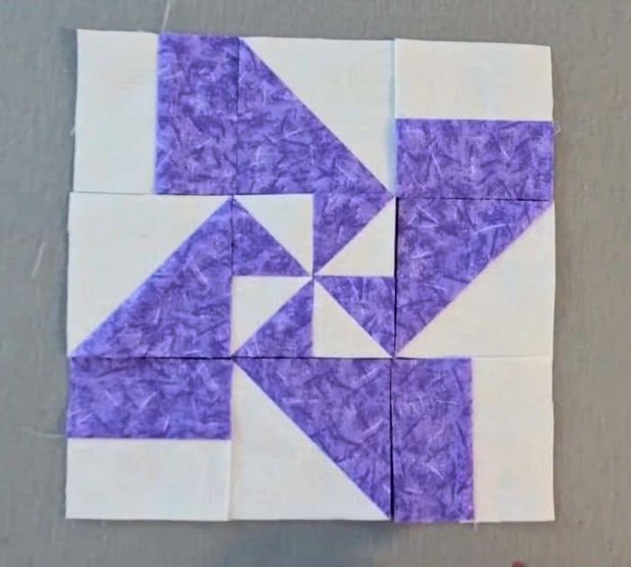 Wallflowers Disappearing Pinwheel Quilt Project