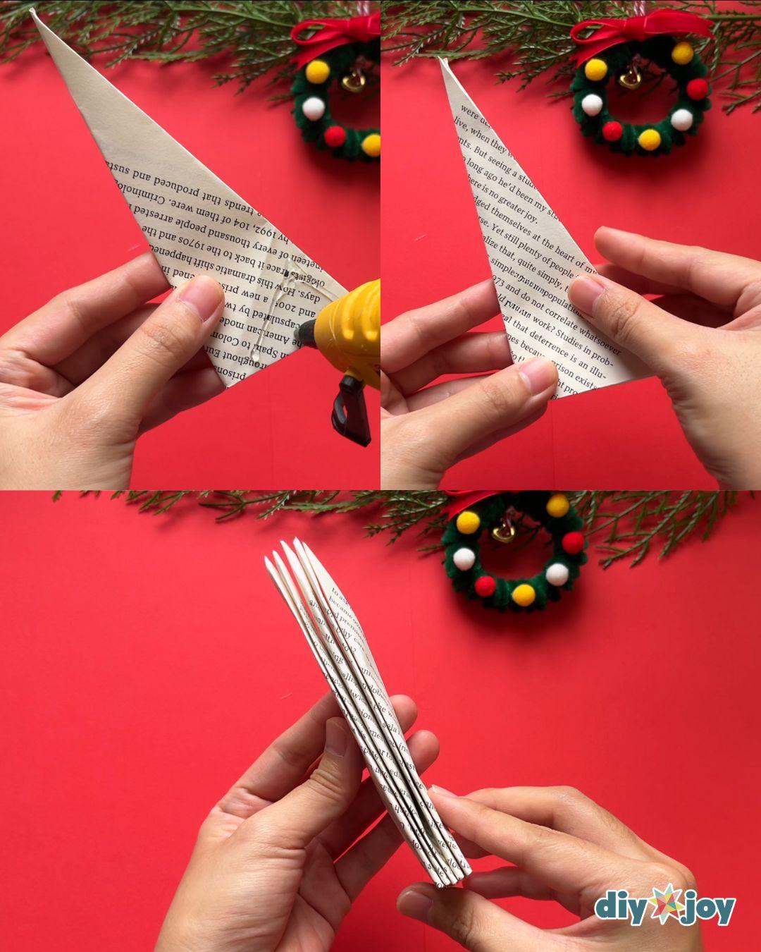 Paper Star Ornament — diy christmas ornaments