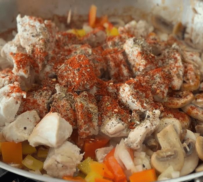 Ingredients for Mushroom Chicken Pasta