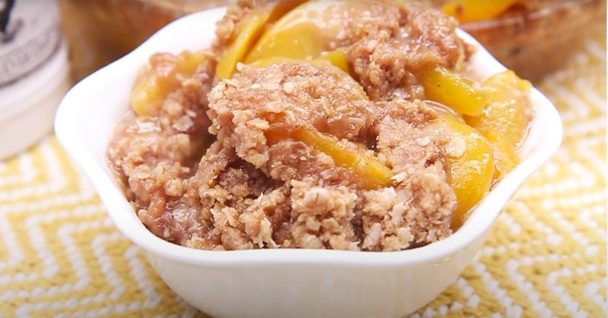 Old Fashioned Peach Crisp Recipe
