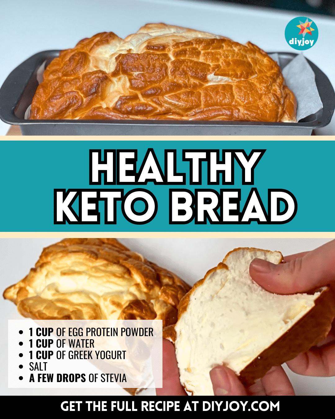Easy 5-Ingredient Healthy Keto Bread Recipe