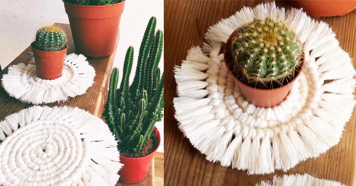 DIY Macrame Coasters