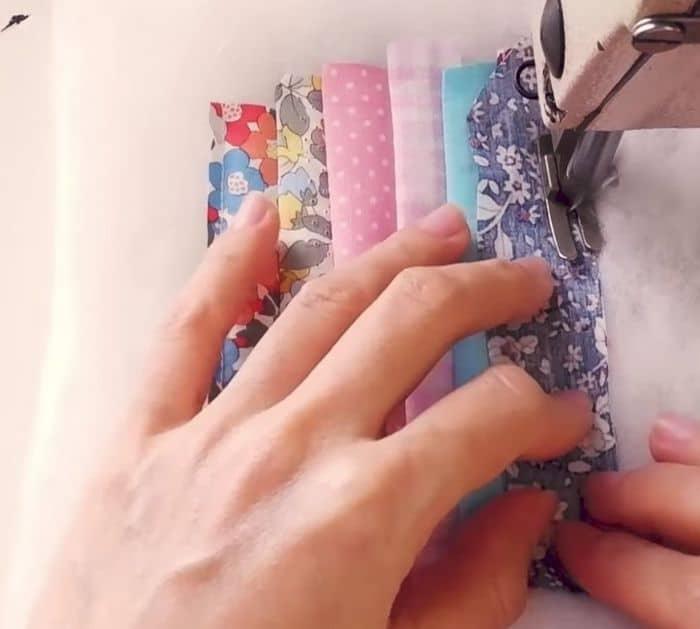 How To Sew A DIY Fabric Coaster Using Scrap Fabrics