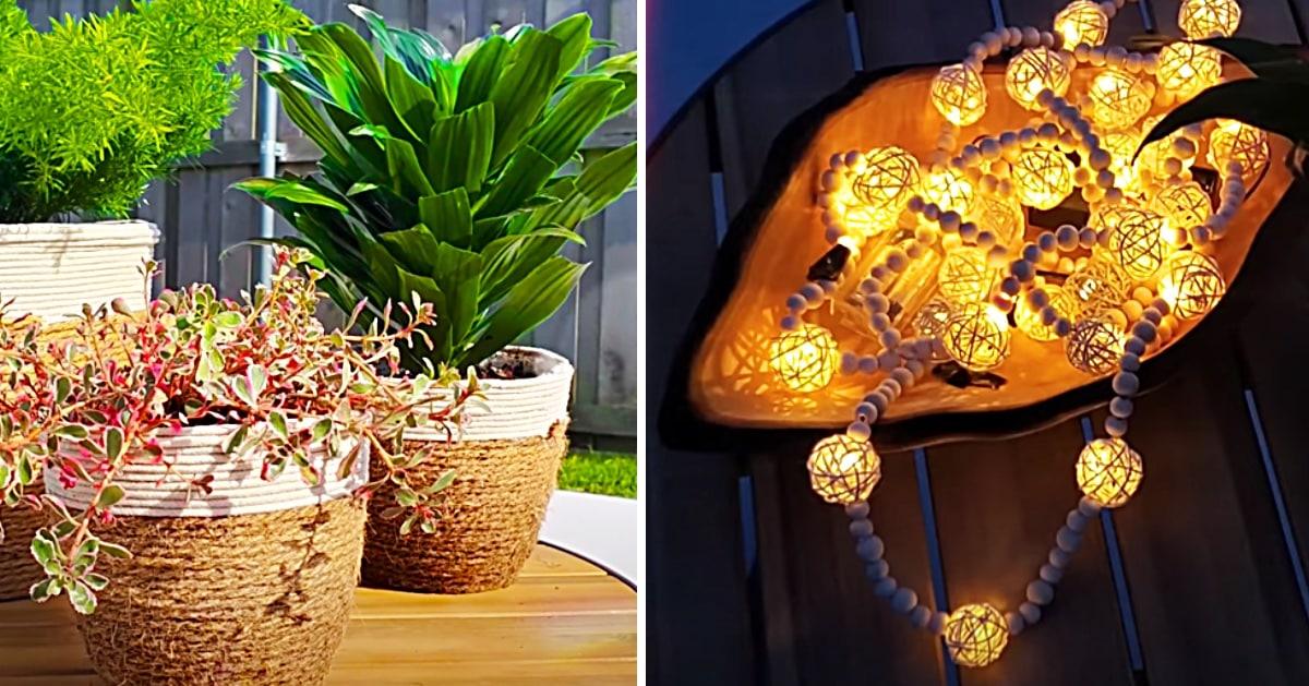 Dollar Tree Outdoor DIY Patio Ideas