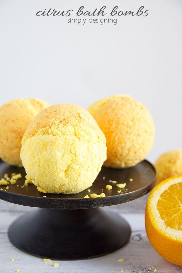 Citrus Bath Bombs, mild enough for sensitive skin to test first and a treat that turns an ordinary night into self care