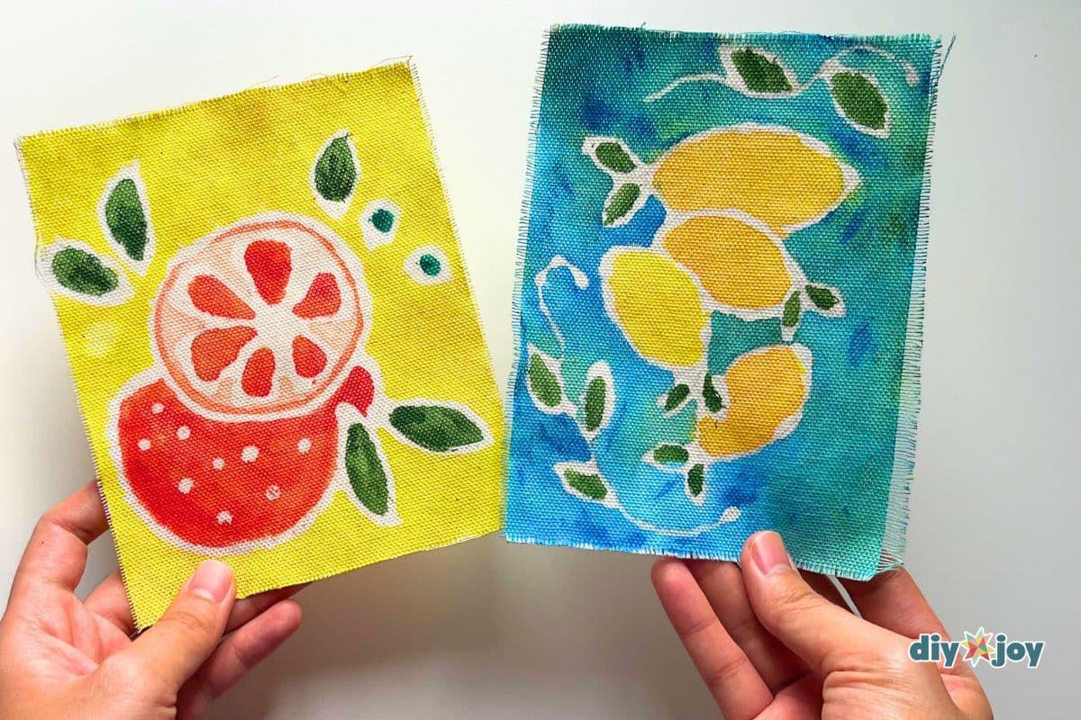 Batik Fabric Painting Acrylic And Glue — batik art painting