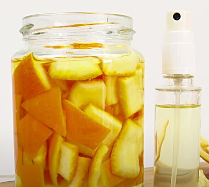 How To Make Household Cleaner And Degreaser From Orange Peels And vinegar