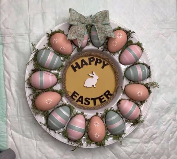 Easy DIY Easter Wreath Tutorial