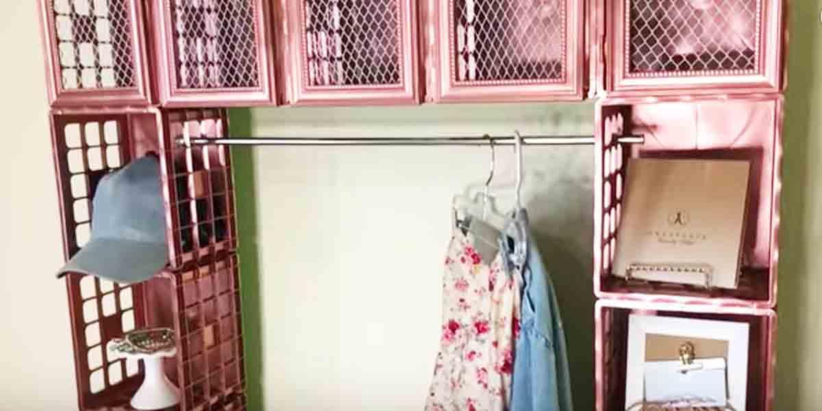 Add Some Pizzazz And Extra Clothing Storage With This Brilliant DIY Project!