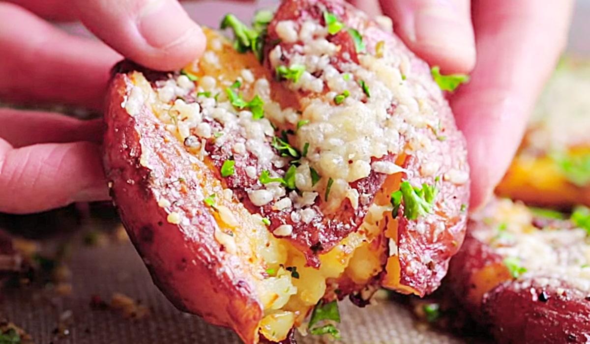 Crispy Smashed Potatoes Recipe