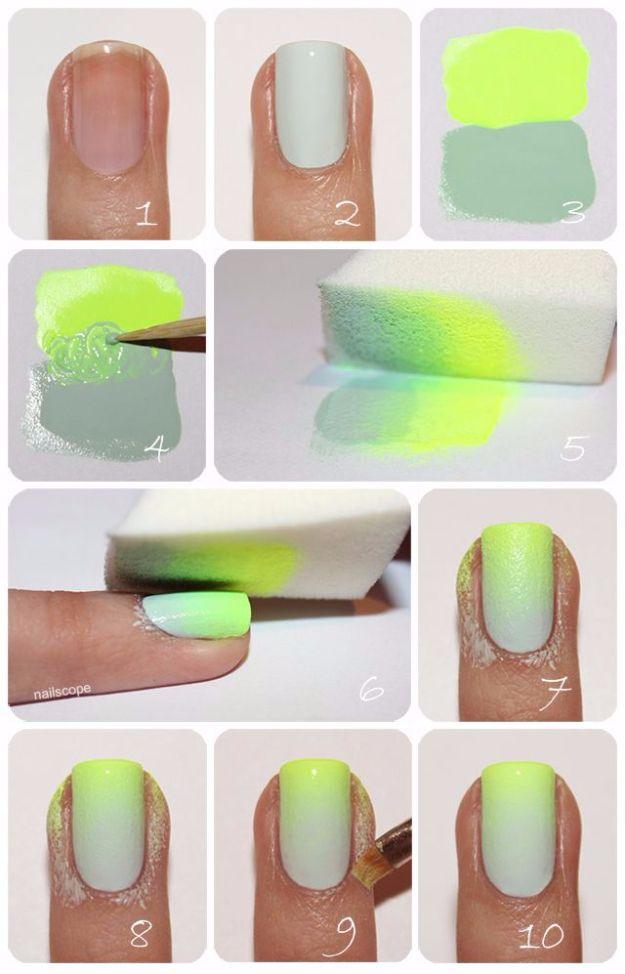 Refined Gradient Nails, a cute look that takes just minutes and a fun design perfect for a night out