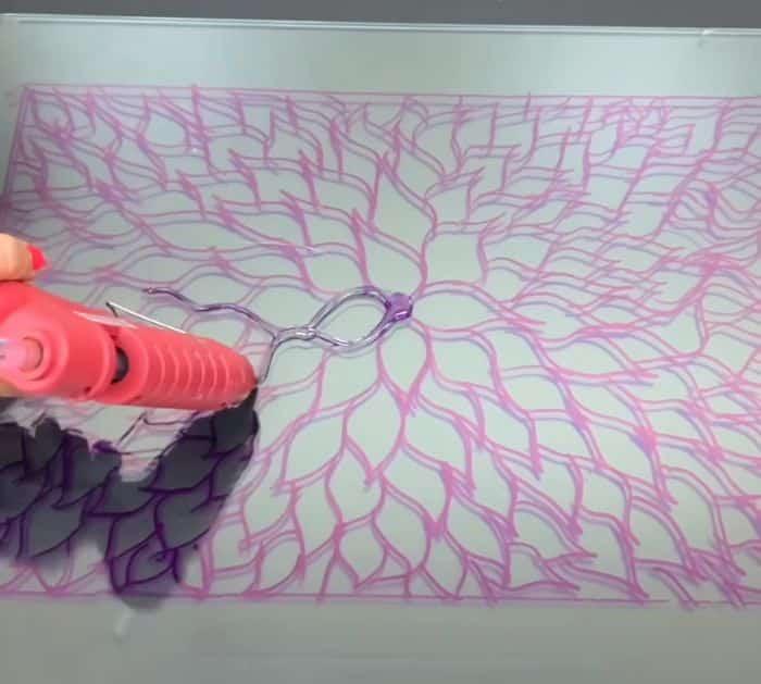 DIY Luxurious Side Table Using Glue Gun Project