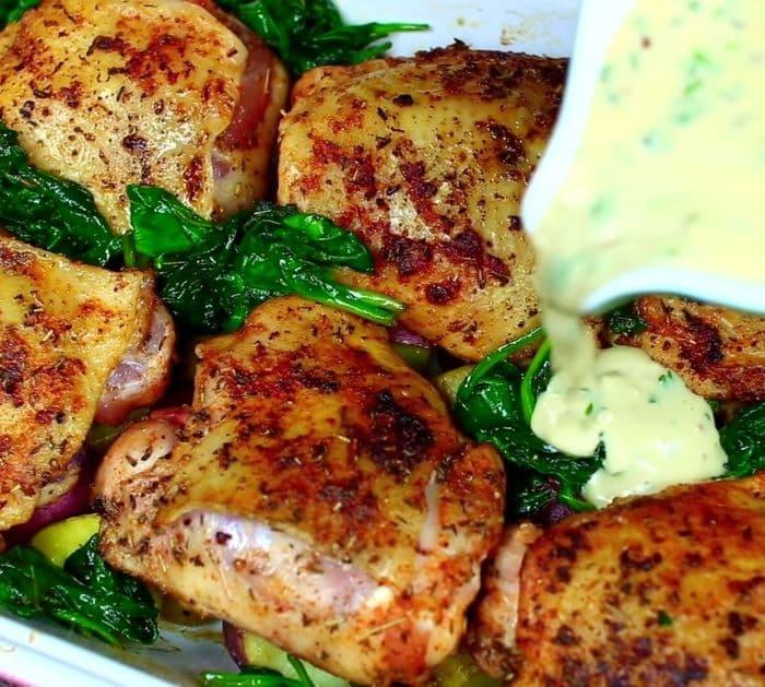 How To Make Creamy Garlic Butter Chicken & Potatoes