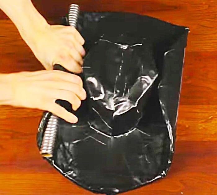 Use A Roll Of Duct Tape To Fashion A Cowboy Hat
