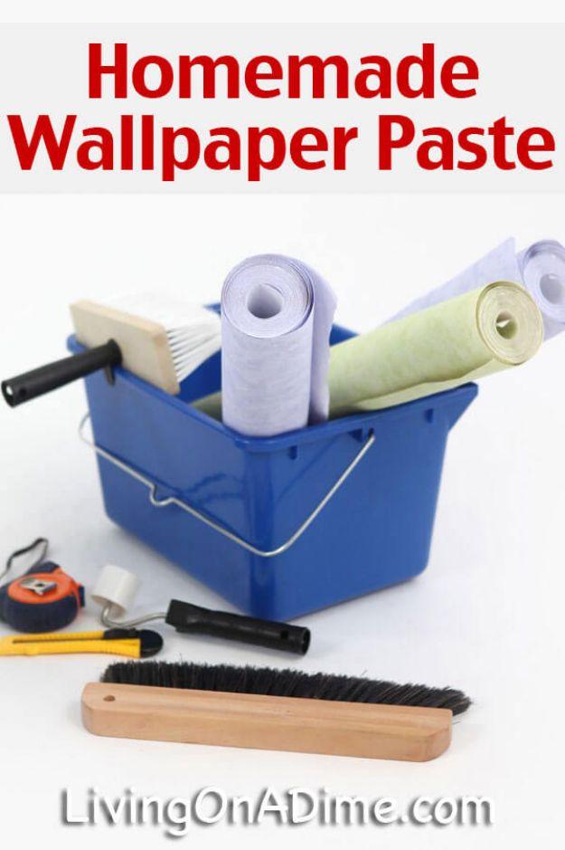 Homemade Wallpaper Paste, a simple weekend project and a creative way to reuse what you already have