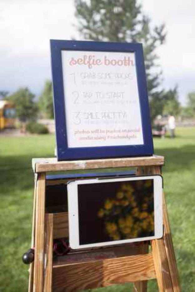 DIY Selfie Booth With An Ipad, a iPad hack, low effort with a real payoff and worth trying before doing it the hard way again
