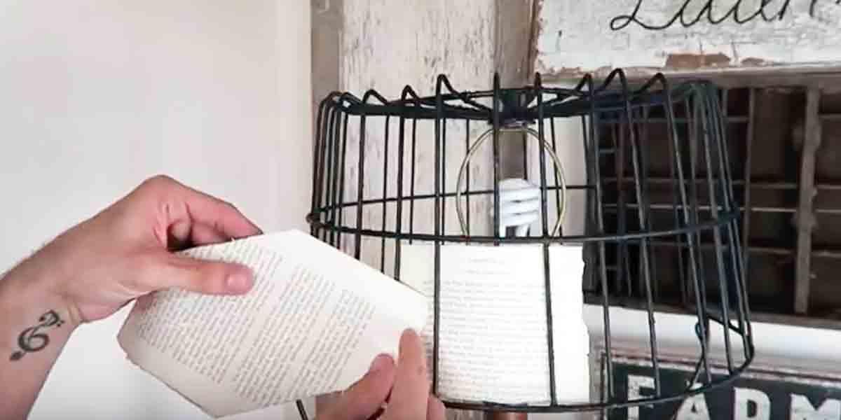 He Creates A Charming Farmhouse Addition With A Wire Basket And A Book. Watch!