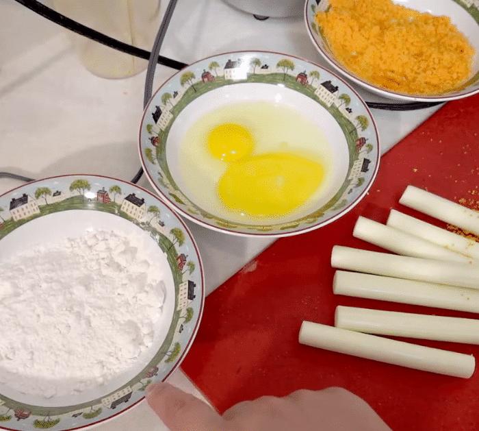 How to Make Air-Fried Cheetos Mozzarella Sticks