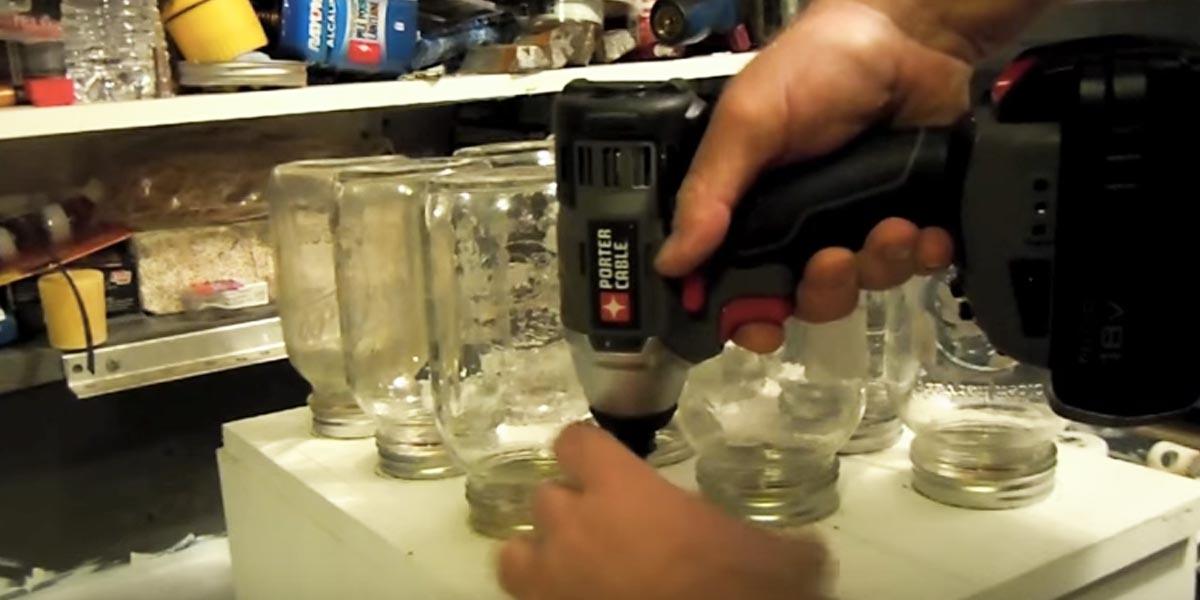 Watch What Happens When He Attaches These Jars To This Box!