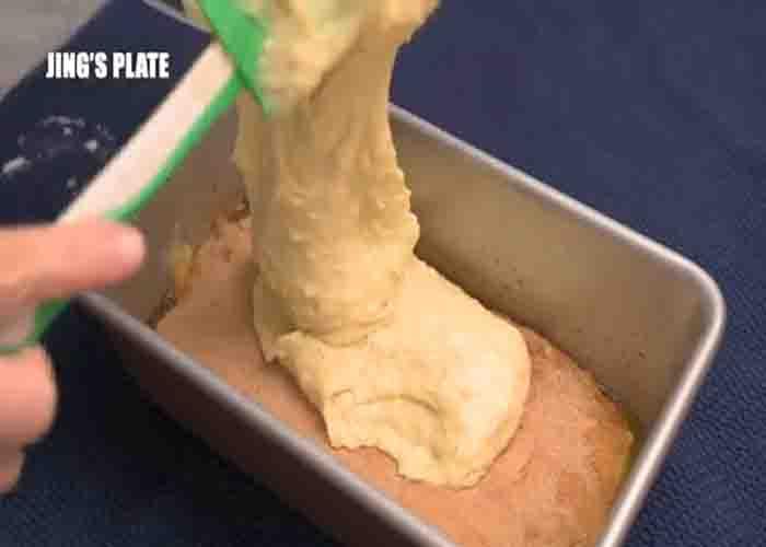 Assembling the cinnamon swirl bread