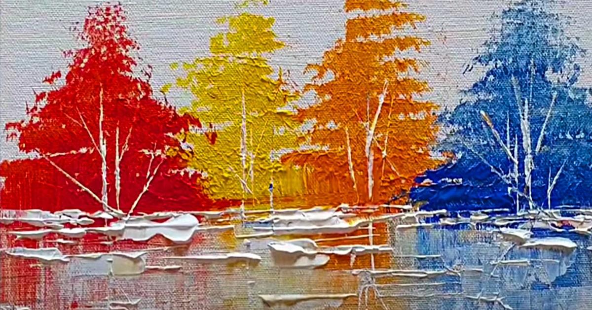 Abstract Landscape Painting For Beginners