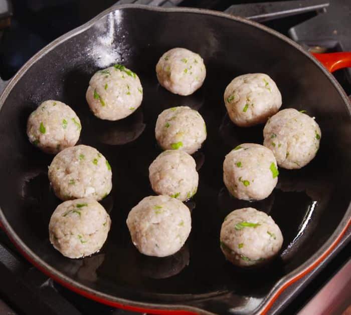 How To Make Skillet Parmesan Chicken Meatball