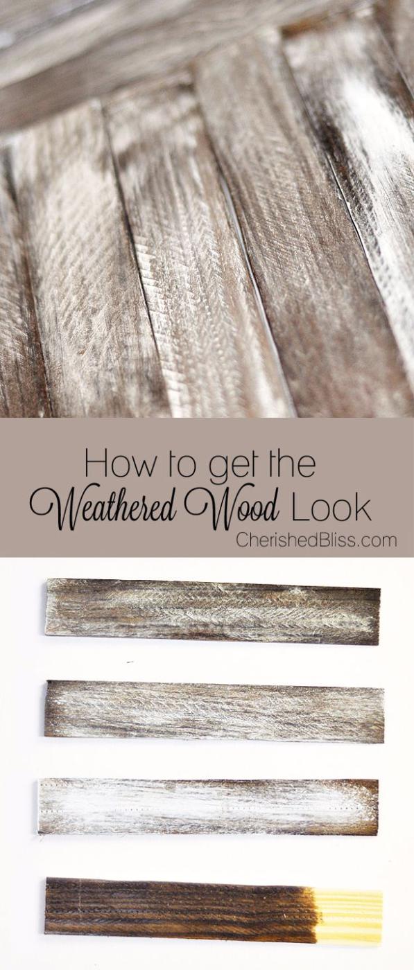 Cool Woodworking Tips - Get The Weathered Wood Look - Easy Woodworking Ideas, Woodworking Tips and Tricks, Woodworking Tips For Beginners, Basic Guide For Woodworking - Refinishing