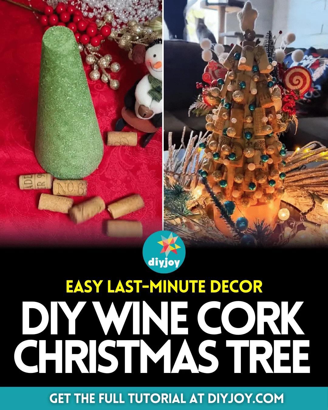 Easy DIY Wine Cork Christmas Tree