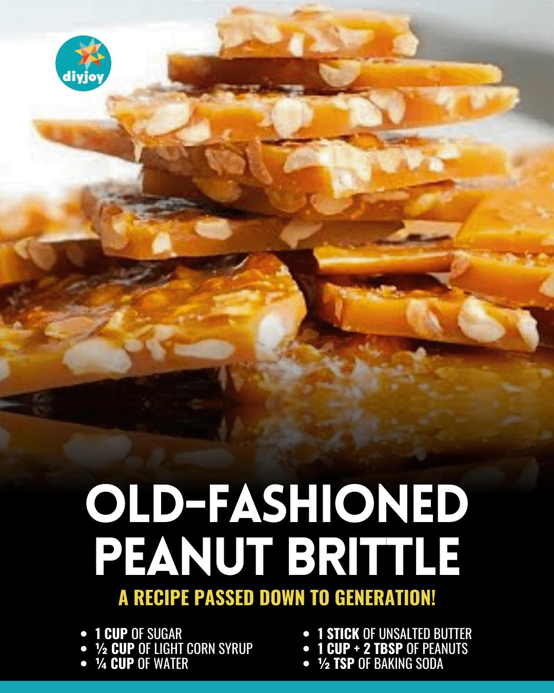 Easy Old-Fashioned Peanut Brittle Recipe