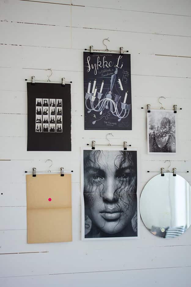 DIY Hacks for Renters - Use Wall Hangers To Spruce Up Your Space - Easy Ways to Decorate and Fix Things on Rental Property - Decorate Walls, Cheap Ideas for Making an Apartment, Sm