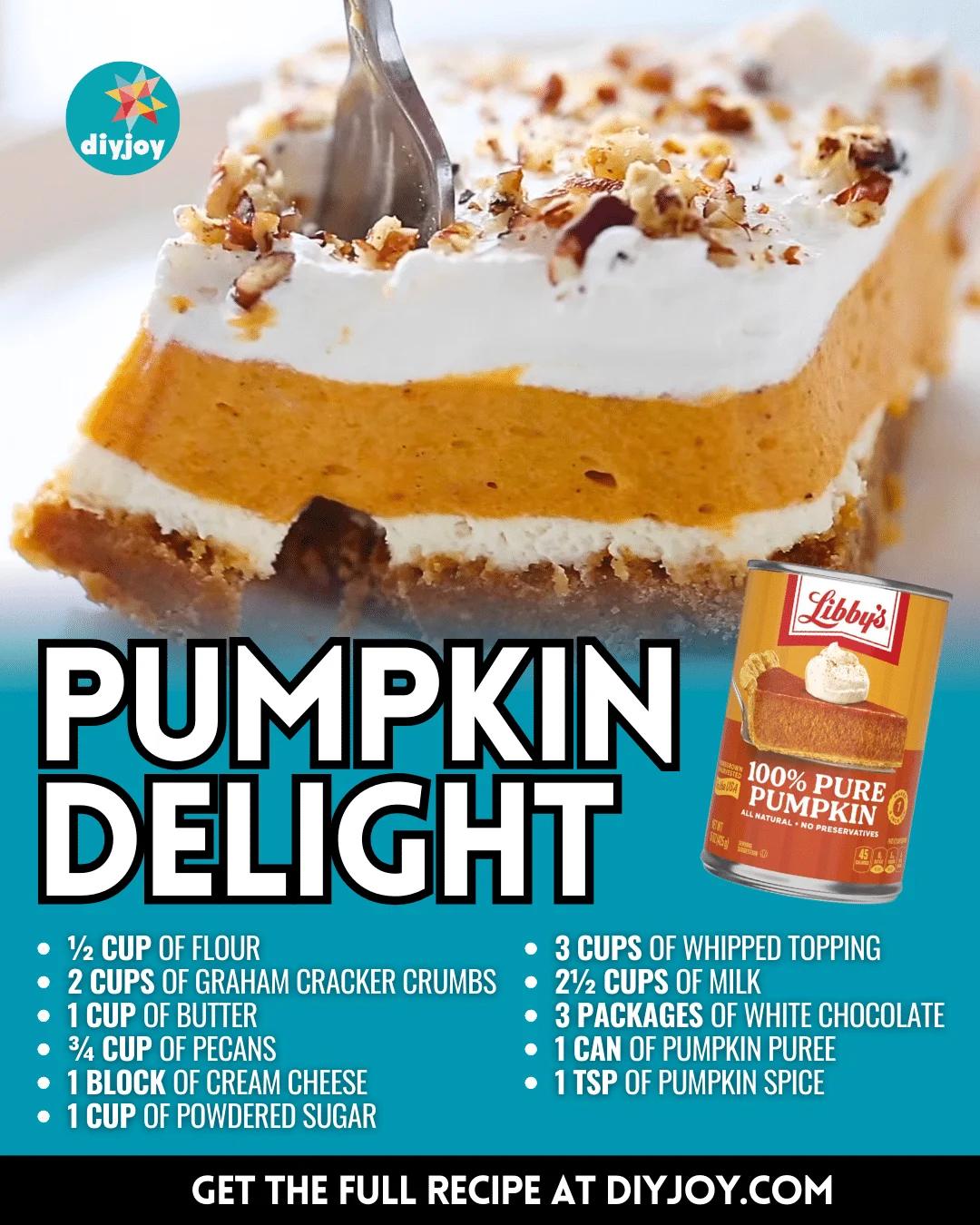 Easy Pumpkin Delight Recipe