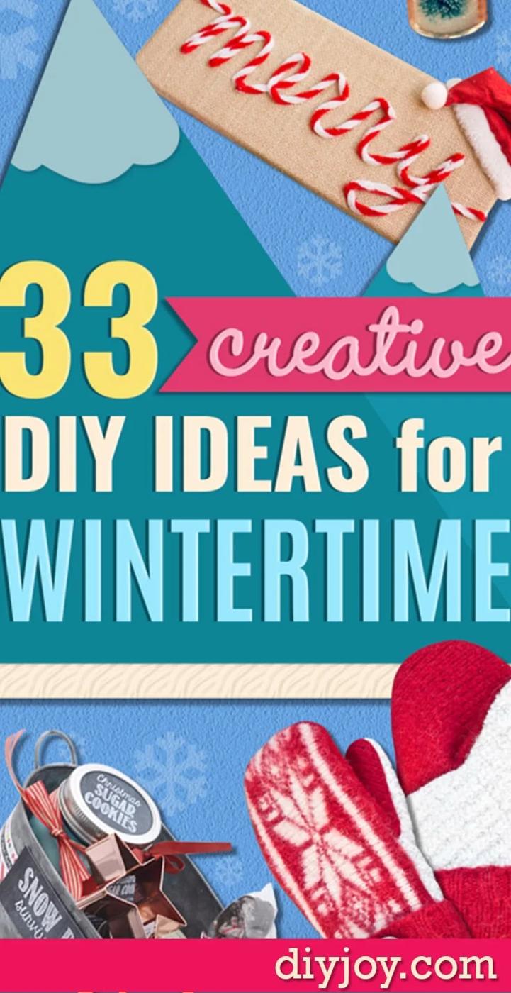 DIY Ideas For Wintertime, a cozy winter DIY idea worth making this season and a fun holiday craft for a cold weekend at home