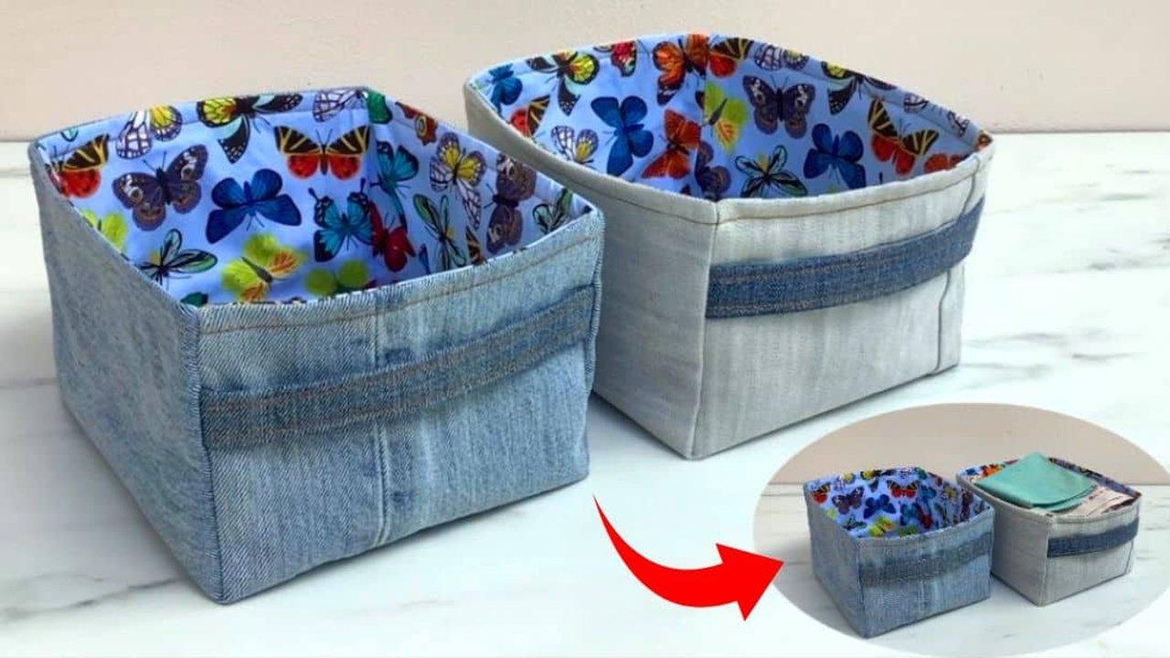 DIY Denim Box Tutorial