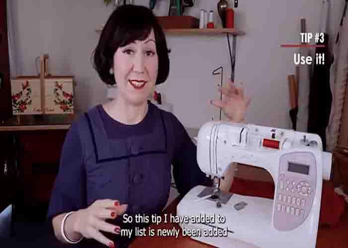 Use your sewing machine frequently