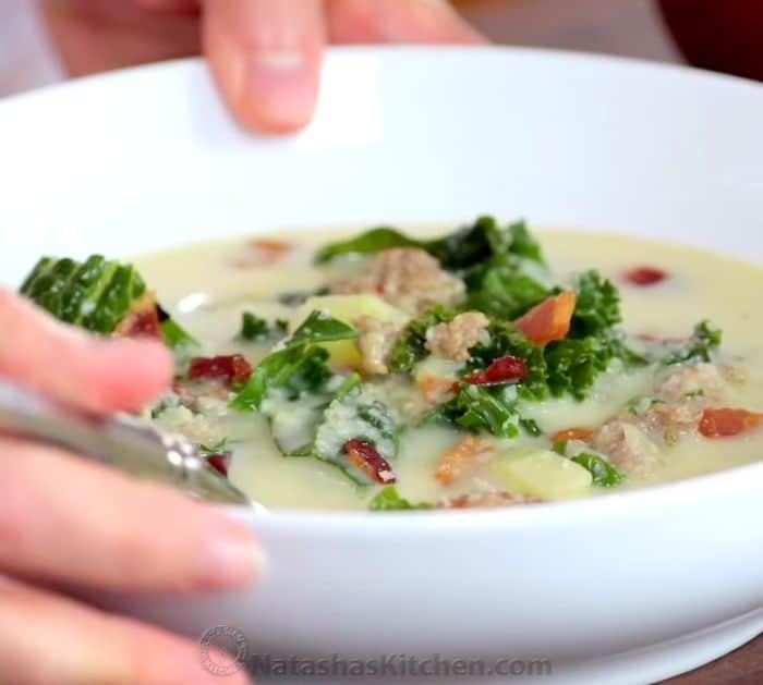 How To Make Olive Garden Copycat Zuppa Toscana Soup