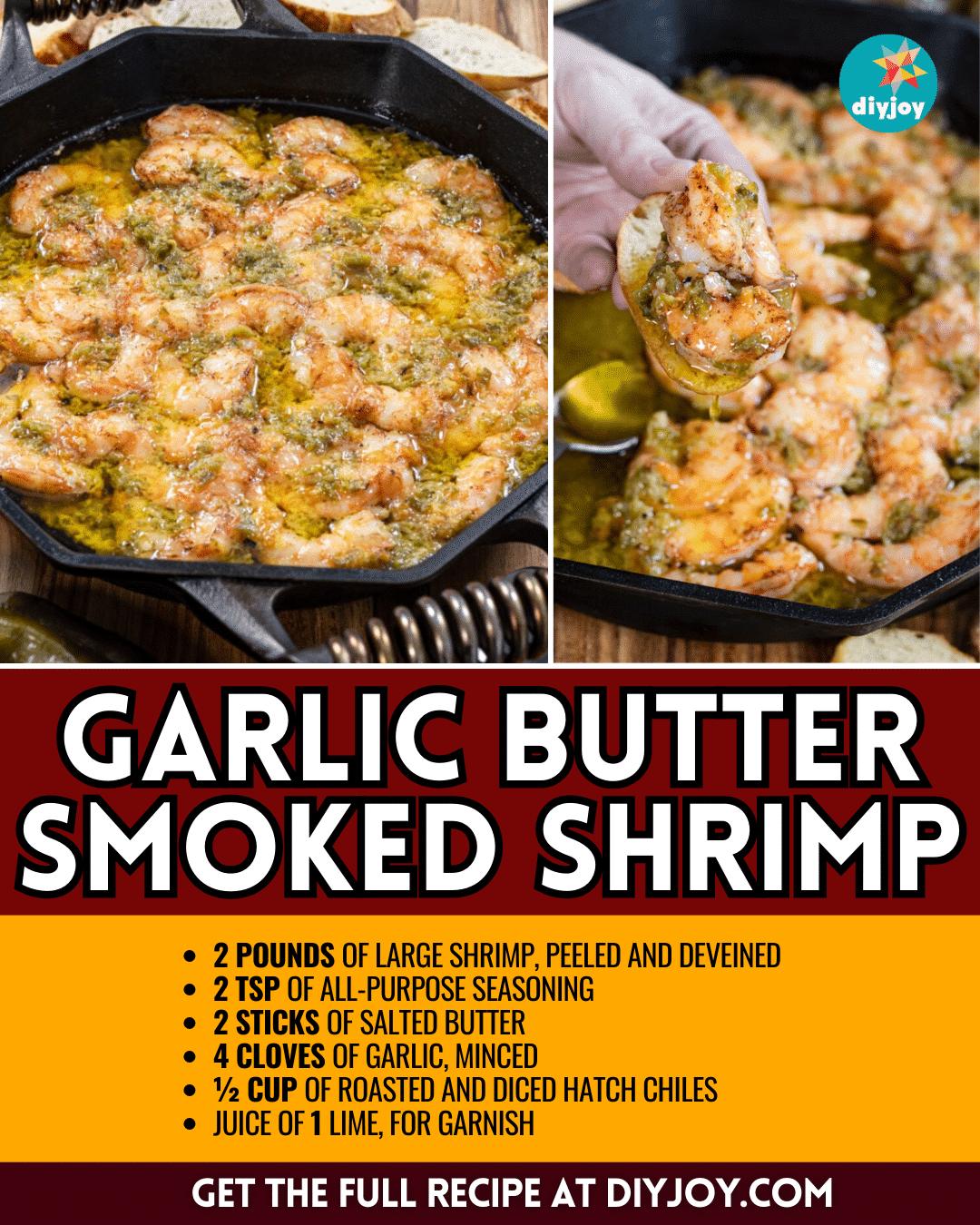 Easy Garlic Butter Smoked Shrimp Recipe