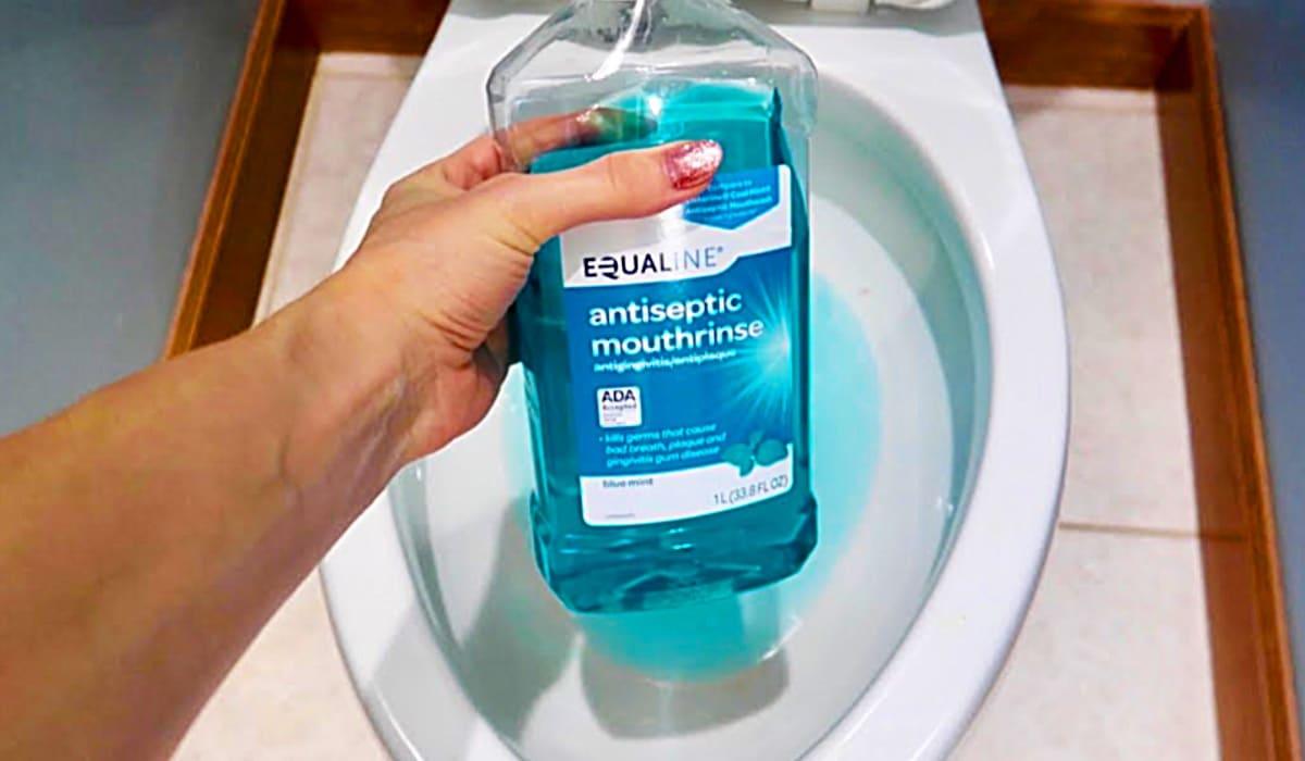 How To Clean A Toilet With Mouthwash