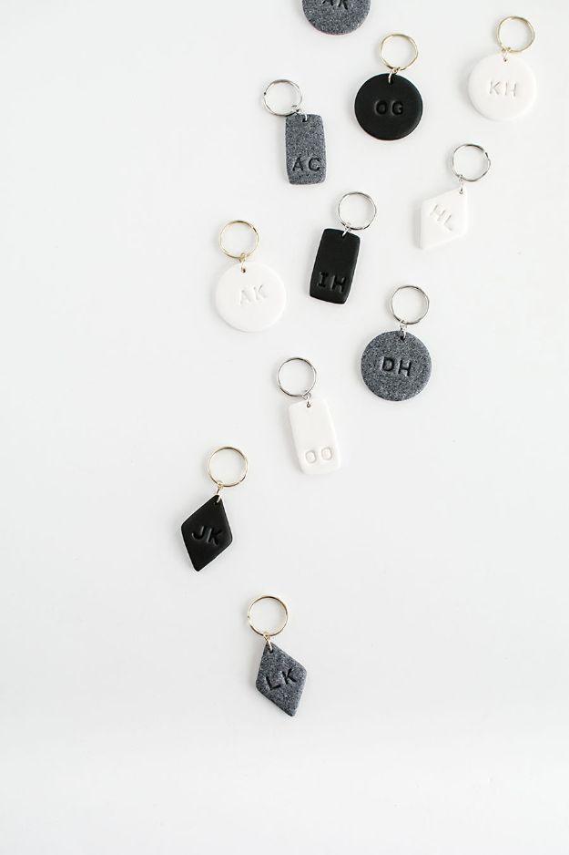 DIY Monogram Clay Keychains, a favorite pick from this roundup and a satisfying weekend project worth the effort
