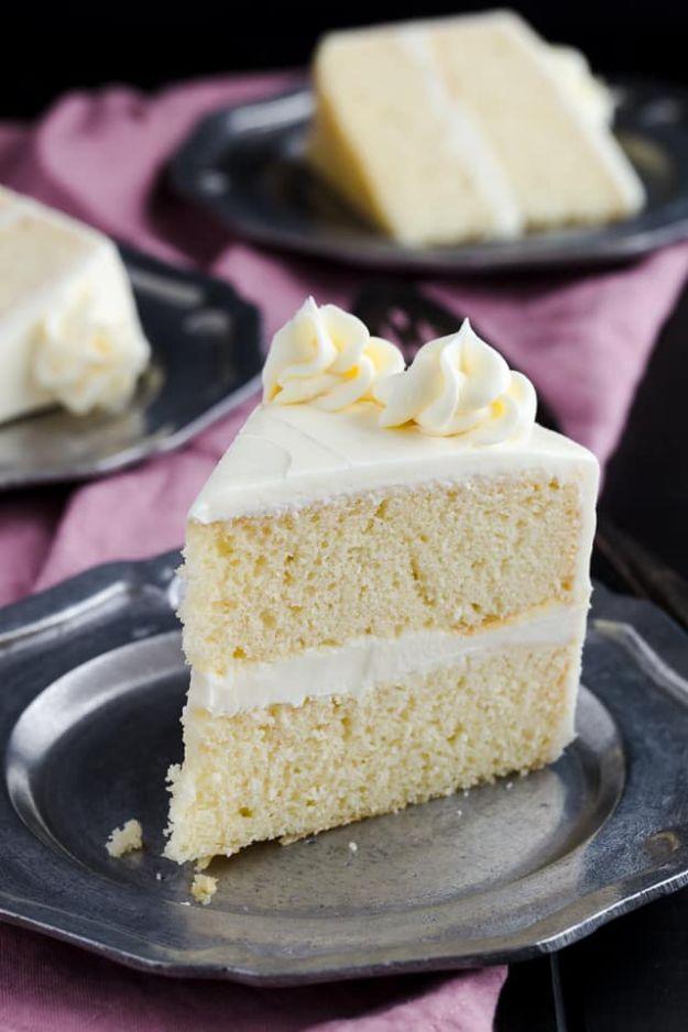 Classic vanilla layer cake with a velvety crumb and vanilla buttercream, the foundation birthday recipe